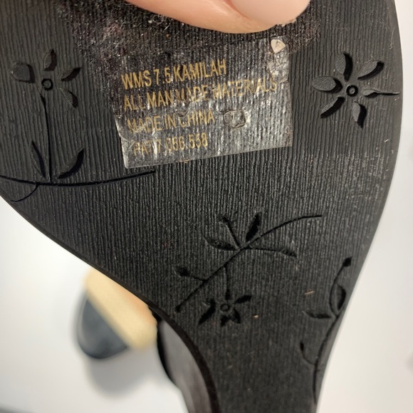 ☀️ wedge sandals black - Picture 6 of 8